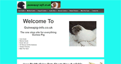 Desktop Screenshot of guineapig-info.co.uk