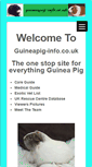 Mobile Screenshot of guineapig-info.co.uk
